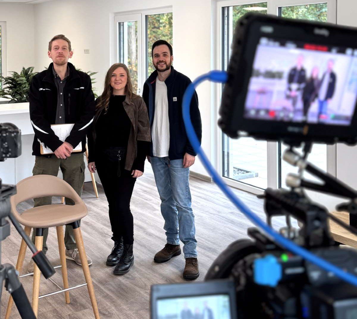 Team und Kamera bei einer CANDELA Filmproduktion